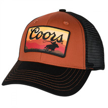 Coors Western Sunset Patch Adjustable Trucker Hat Multi-Color - £29.65 GBP