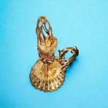 2001 Millennium Light Candle Stick Danbury Mint Christmas Ornament Gold ... - $11.87