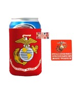 USMC EGA US MARINE CORPS CAN Bottle KOOZIE COOLER Coozie Wrap Thermal JA... - €6,84 EUR