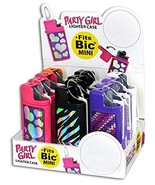 PARTY GIRL MINI LIGHTER CASE - ONE CASE WITH RANDOM DESIGN AND COLOR - $4.99