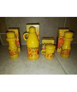 Vintage Avon 4Pc Pennsylvania Dutch Glass Lotion, Powder &amp; Cologne  - $25.95