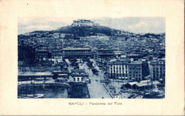 Vtg Postcard Panorama of the lightouse, Naples, Italy , Postmarked 1919 - £5.32 GBP
