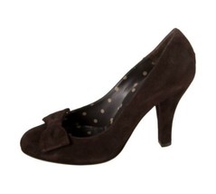 Moschino Cheap and Chic Womens Brown Suede Bow Accents Heels Shoes Bow US 8 / 39 - £38.76 GBP
