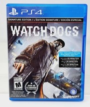 Watch Dogs Signature Edition (Sony PlayStation 4,  2014) PS4 - $6.21