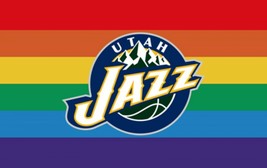 Utah Jazz Pride Flag 3x5ft Banner Polyester basketball Jazz013 - $17.99