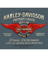 Genuine Duty Premium Grade Motor Oil Harley Davidson Motorcycle Metal Sign - £31.35 GBP