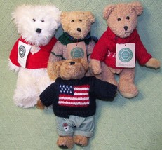 BOYDS PLUSH LOT SWEATER TEDDY BEARS 1990 ERA JULIET BEARLOVE FREDERICO U... - £13.81 GBP