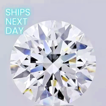 Lab Grown 1.12 Cts Round Cut H Color VS1 Clarity STONE IGI Certified CVD... - $360.00