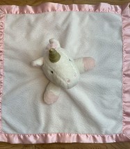 Small Security Blanket Unicorn Cloud Island Light Pink Girls 14” Lovey Baby - £7.71 GBP