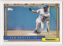 M) 1992 Topps Baseball Trading Card - Ken Griffey Jr #50 - £1.48 GBP