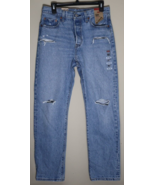 Levi&#39;s 501 Jeans New Original Size 29 x 30 Light Stone Wash Button Fly NWT - $24.74