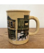 Vtg 1980 Old West Main Street Enesco Ghost Town Japanese Ceramic Coffee ... - £15.70 GBP