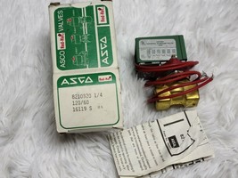 New Old Stock! Asco Red-Hat 1/4&quot; 120V Solenoid Valve 8210B20 - £11.30 GBP