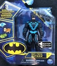 New 2020 Spin Master Dc 1ST Edition BAT-TECH Batman 4 Inch Figure - £15.63 GBP