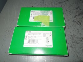 Set of 2 Schneider 60112 Multi 9 C60 C Curve 2A 1p 240VAC 60VDC Din Rail... - $30.00