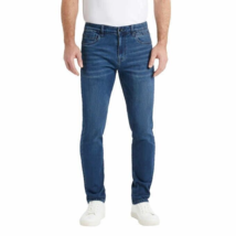 KENNETH COLE New York Men&#39;s Straight Fit Stretch Denim Jeans, BLUE, 40 X 30 - £30.75 GBP
