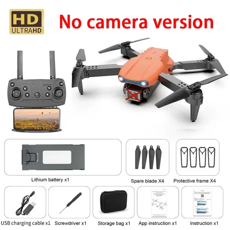 New E99 8K HD Camera Drone, Foldable Quadcopter, Aerial Photography (No-... - £30.94 GBP