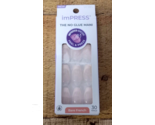 imPRESS No Glue Mani Press-On Nails BARE FRENCH 30 Nails - Medium (91385) - £7.05 GBP
