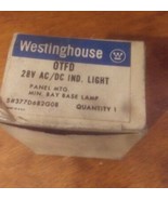 Neuf Vintage Westinghouse Rouge Illuminé Indicateur Pilote Lumière 28V P... - $62.30 CAD