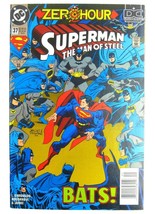 Vintage 1994 Superman Man of Steel #37 Zero Hour Bats! DC Comic Book EX - $14.99