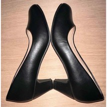 JC Black Round Toe Classic High Heel Shoes Pumps Size 7 - £9.44 GBP