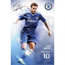 Juan Mata Chelsea FC Poster English Premier League new Blues EPL Spain - £7.11 GBP