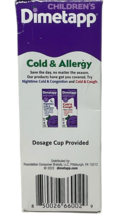 Lot 2 Children's Dimetapp Cold & Allergy Medicine Grape Flavor 4 oz. Each image 5