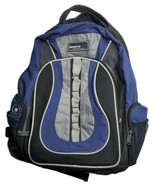 AdventuRidge Backpack Blue Pockets Slots Study School Work Standard Size - $23.95