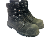 DAKOTA Men&#39;s 8” 557 STCP HD3 Vibram Work Boots Black Size 11M - $56.99