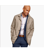 Johnston &amp; Murphy Khaki Upton Water-Resistant Raincoat FULL SIZE - €160,61 EUR