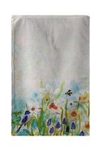 Betsy Drake Bird &amp; Daffodils Kitchen Towel - £23.73 GBP