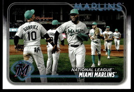 2024 Topps Series 1 National League Miami Marlins #252 - $2.23