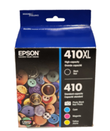 Genuine Epson 410XL Black + 410 Photo Blk + C/Y/M Expires 01/2025 New in... - $933.76 MXN