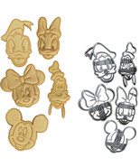 Disney Set of 5 Cookie Cutter | Minnie&amp;Mickey Mouse, Goofy, Donald&amp;Daisy - $4.99+