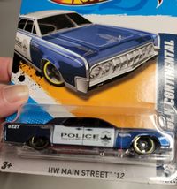 Hot Wheels Austin, TX, Police Car 64 Lincoln Continental image 2