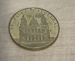 Vintage St Paul&#39;s Cathedral Sir Christopher Wren Souvenir Coin Medal KG JD - £15.81 GBP