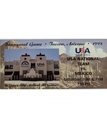 USA Baseball National Team vs. Mexico Jun 6 1998 Inaugural Game Two Tick... - $208.12 MXN