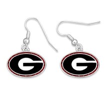 43345 Georgia Glitter Logo Earrings UGA - $15.83