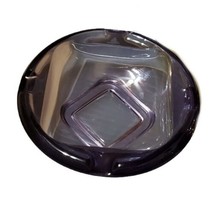  Vintage Art Glass Orb 1960s Ashtray Purple Round Cigar Ashtray Amethyst Diamond - £52.29 GBP
