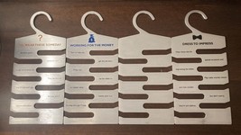 Tie Hanger Organizers Labeled Humorous Special Occasion Working For The ... - $29.92