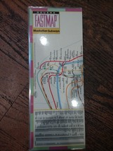 Manhattan Subways FastMap Laminated Fold Map (FM) - £23.55 GBP