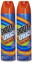 Shout Advanced Stain Lifting Foam, 18 oz-2 pack - £16.21 GBP