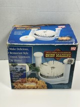 Great American Steakhouse Blooming Onion Machine As Seen On TV w/Box &amp; Recipes  - £23.69 GBP