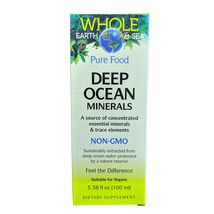 Natural Factors Whole Earth & Sea Deep Ocean Minerals, 3.38 Fluid Ounces - $27.35