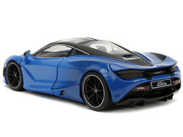 McLaren 720S Blue and Dark Blue with Black Top &quot;Pink Slips&quot; Series 1/24 Diecast  - £32.08 GBP