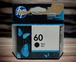 HP 60 Genuine Ink Cartridge CC640WN Black For Deskjet D1660 D2530 EXP 7/... - $13.71