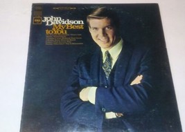 John Davidson My Best To You CS9448 Columbia Vinyl Lp Record - £15.73 GBP