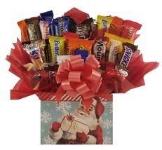 Christmas Vintage Santa Chocolate Candy Bouquet gift box - £47.89 GBP