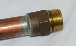 Merrill BATNL1002L No Lead Brass Tank Tees 1 Inch MIP Connection 14 Inches Long image 7
