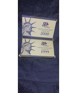 US PROOF MINT SETS/1999,2000 coin sets each in ORIGINAL PACKAGING /FREE SH - $577.37 MXN